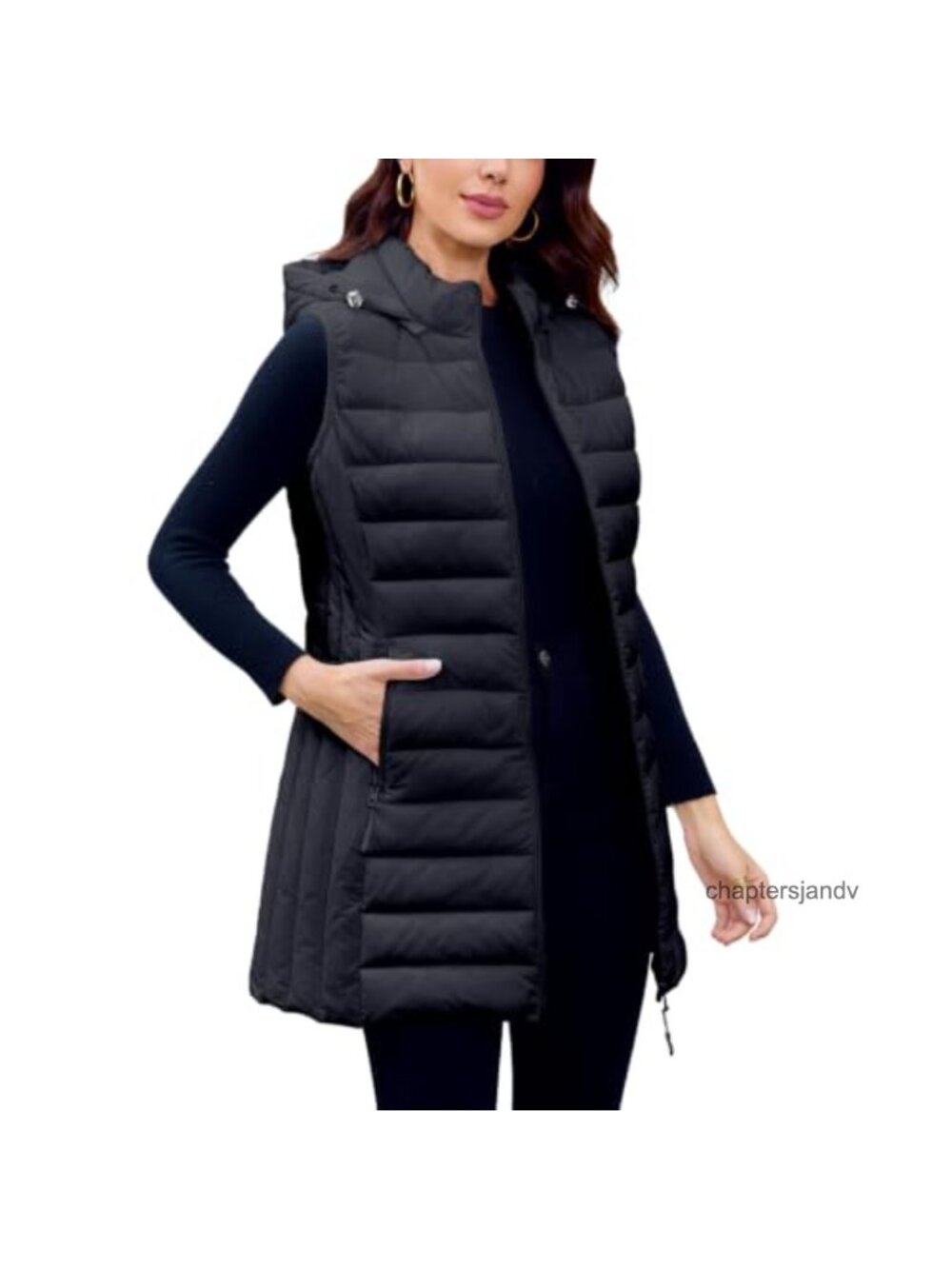 Ultra-Thin Packable Puffer Vest Sleeveless Quilted with Pockets